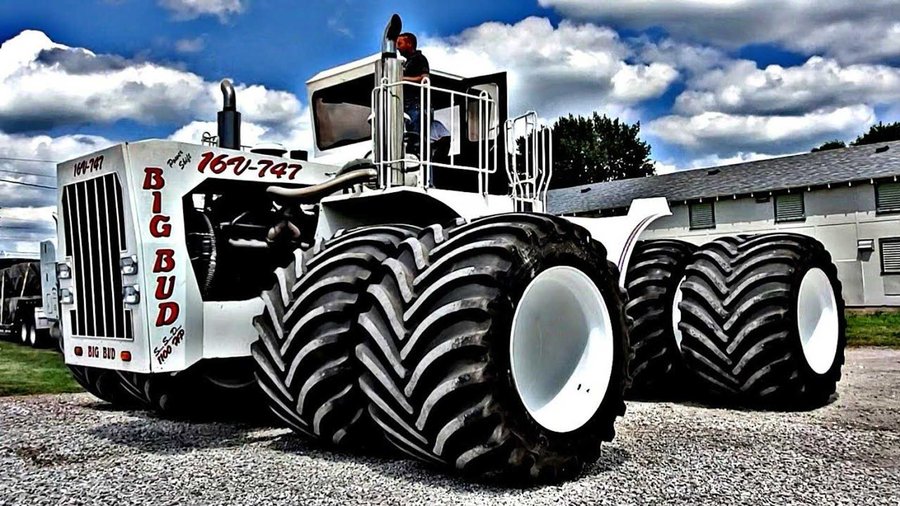 Watch World's Largest Farm Tractor Get First Set Of New Tires In 43 Years