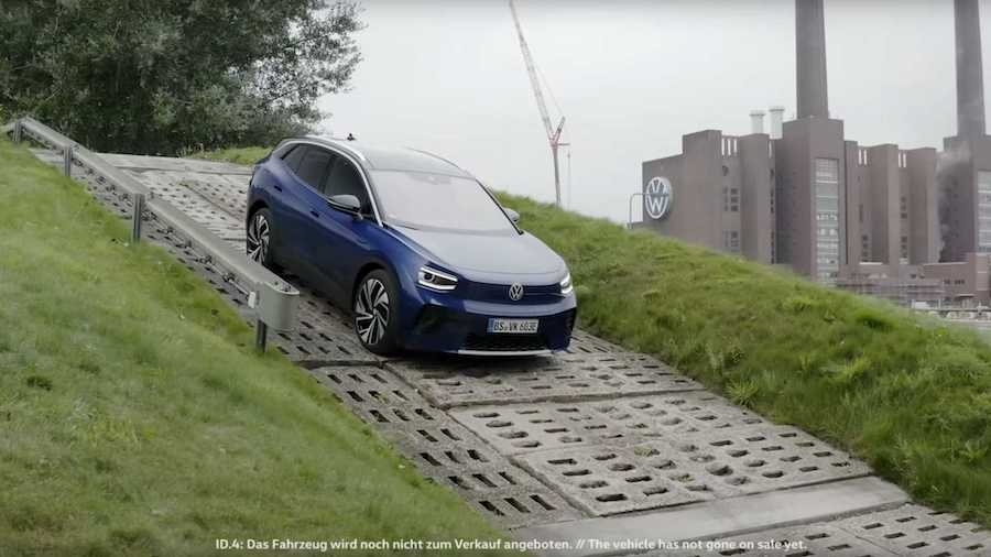 VW ID.4 Teaser Shows Off Cleverly Camouflaged Exterior