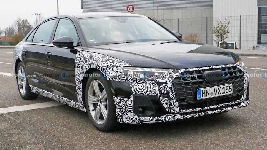 2022 Audi A8 Facelift Spied For The First Time