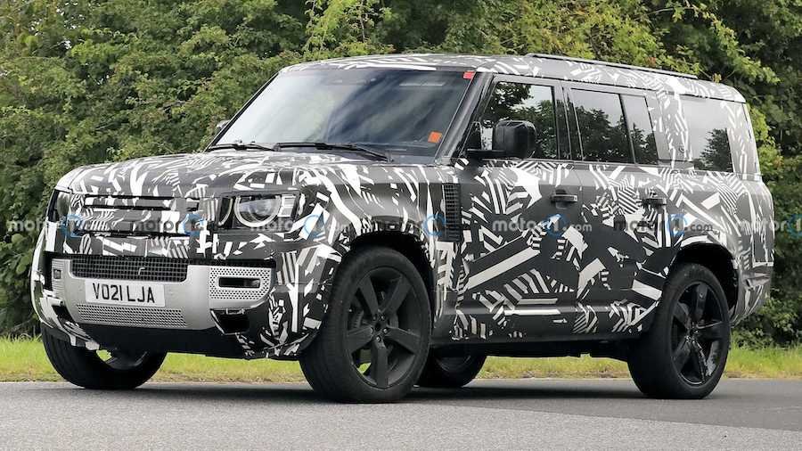 2023 Land Rover Defender 130 Spied for the First Time